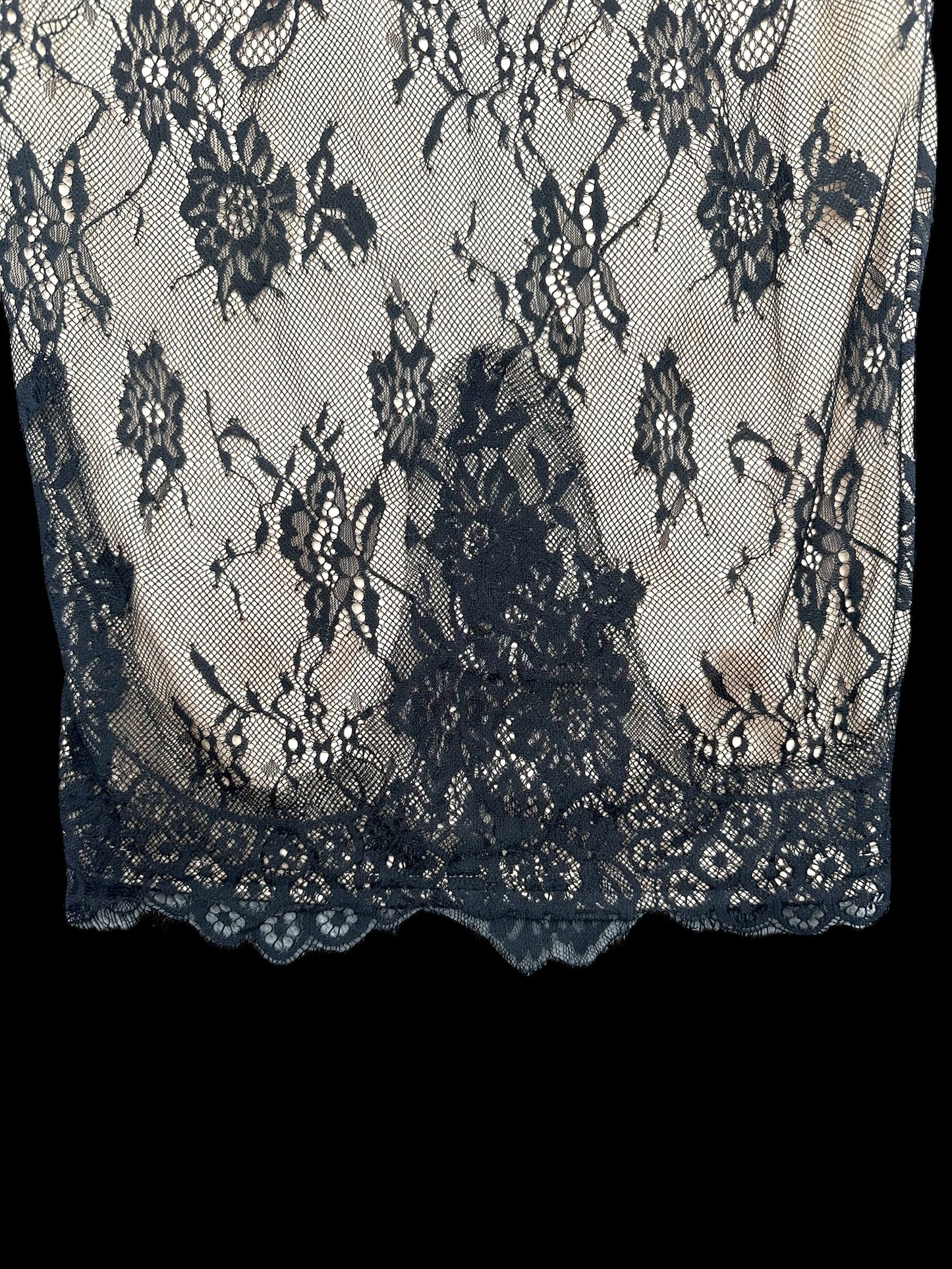 Evening Chantilly Lace Maxi Skirt