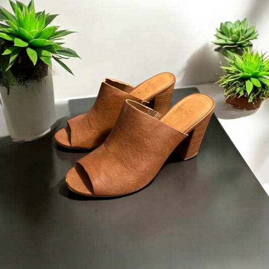 Tan Mule Size 7.5