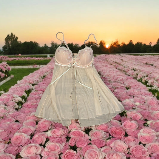 Soft Pink Babydoll Dress