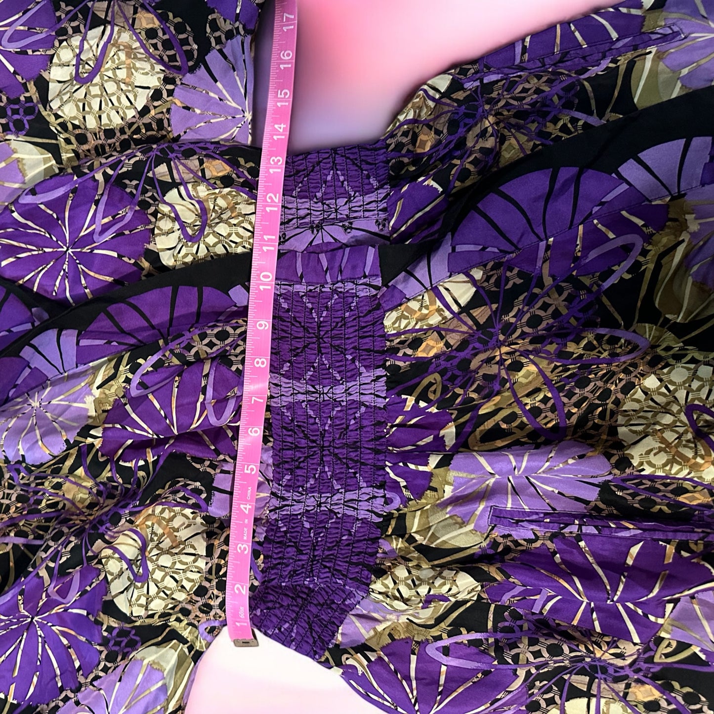 Vintage Purple and Gold Kimono