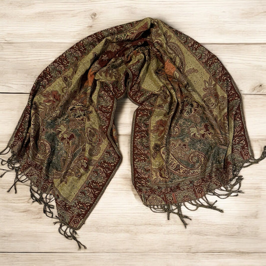 Pashmina and Silk Scarf