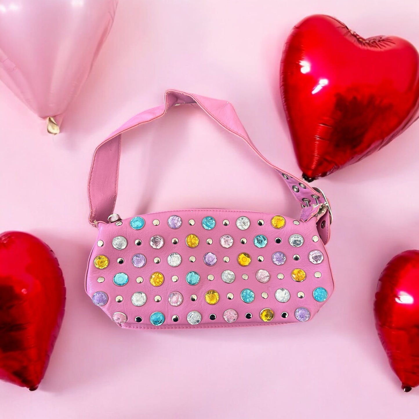 Y2k Rhinestone Shoulder Bag