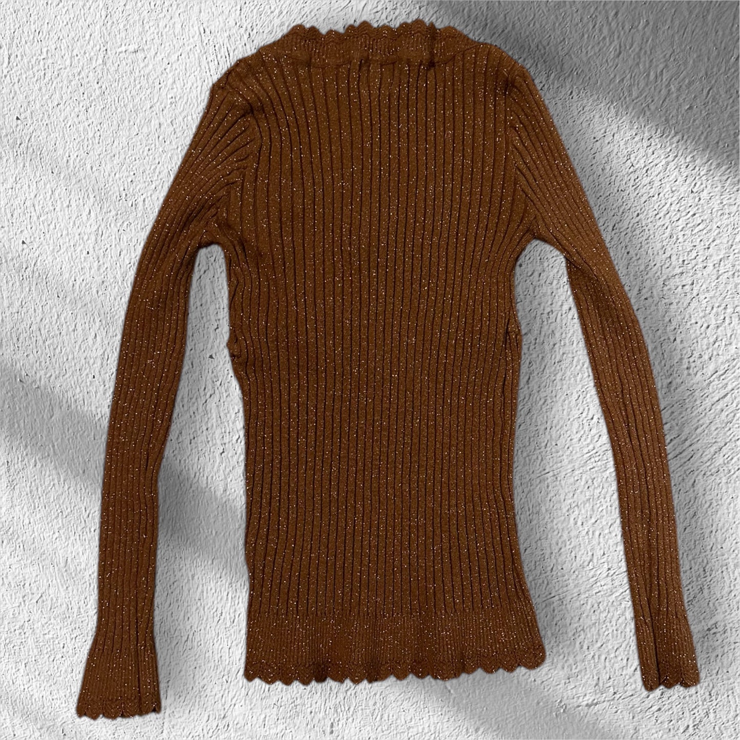 Jun & Ivy by Francesca's Brown Sweater