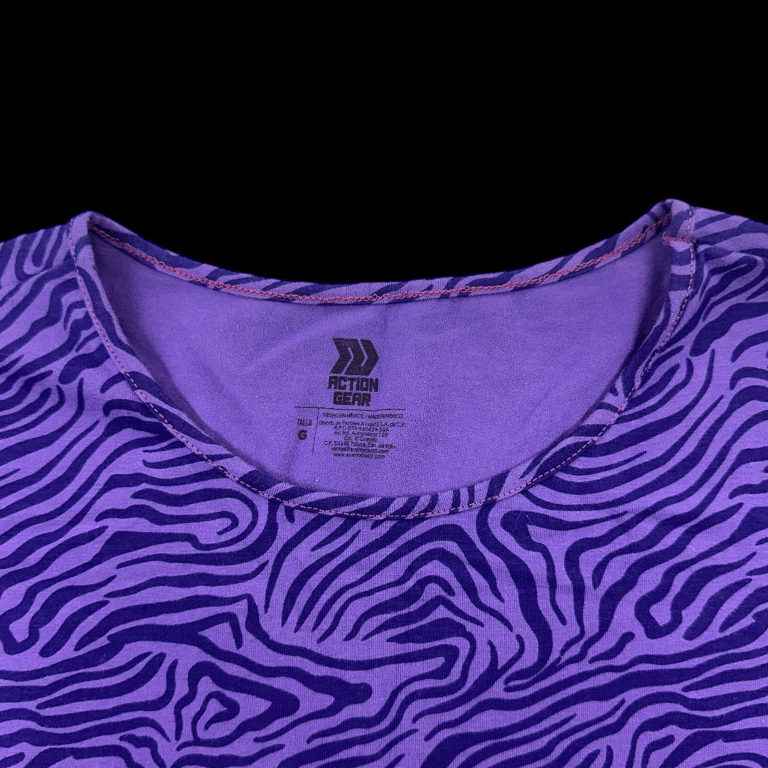 Action Gear Zebra Crop Top