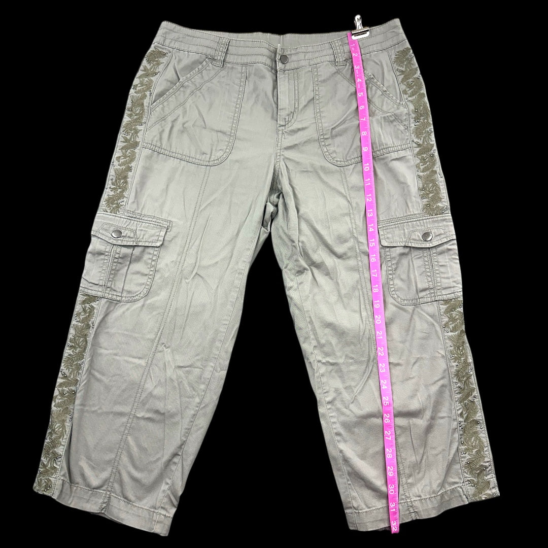 Y2k Cropped Cargo Pants