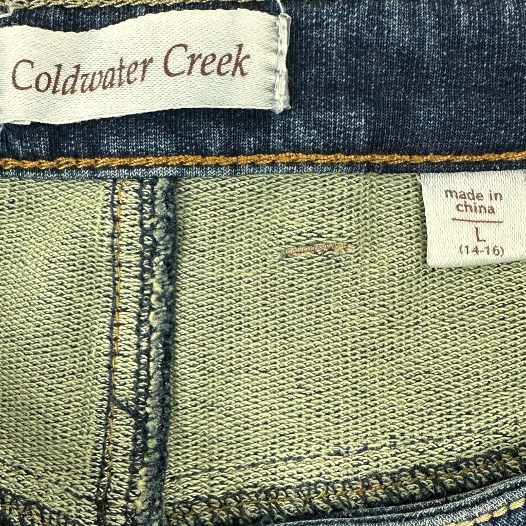 Coldwater Creek Denim Midi Skirt