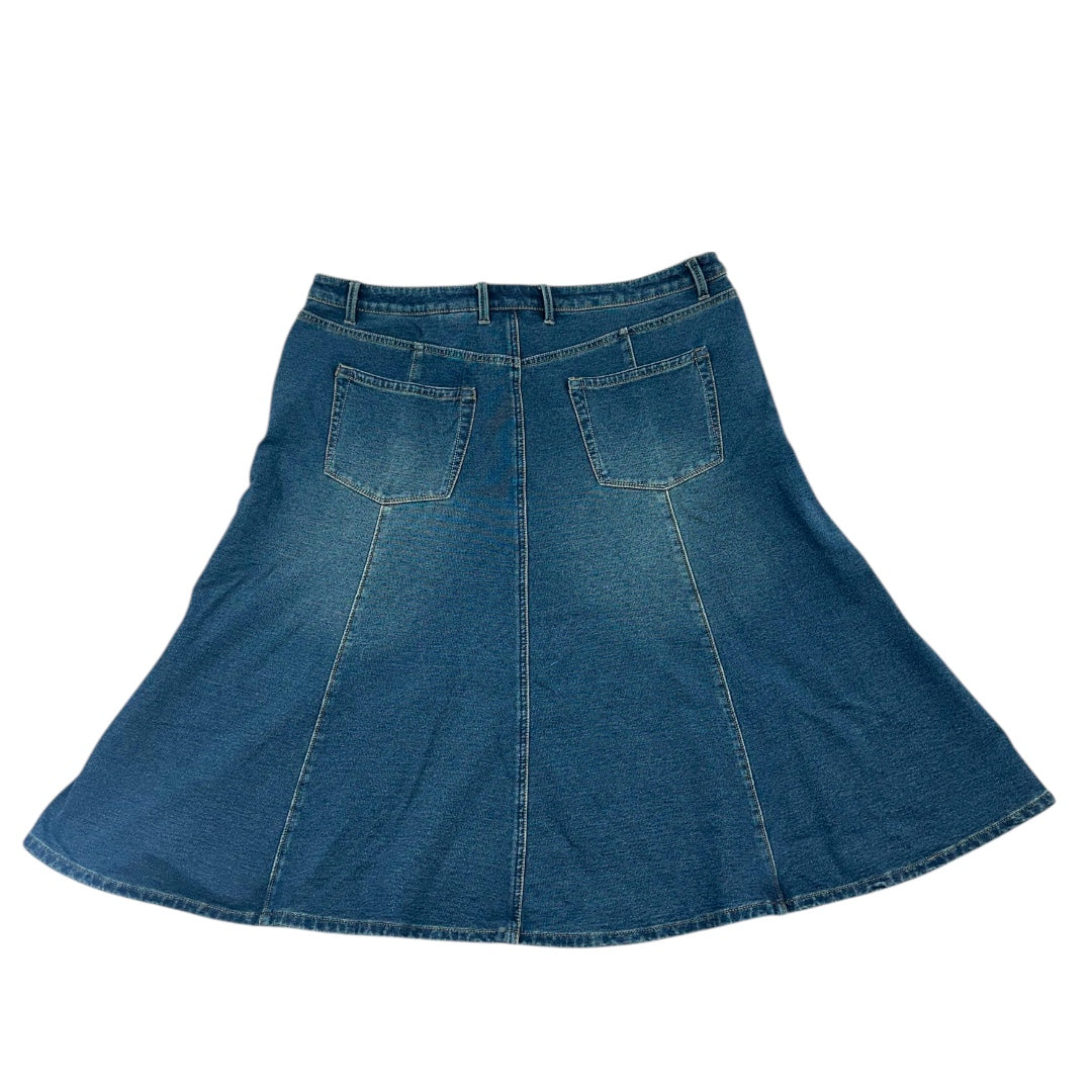 Coldwater Creek Denim Midi Skirt