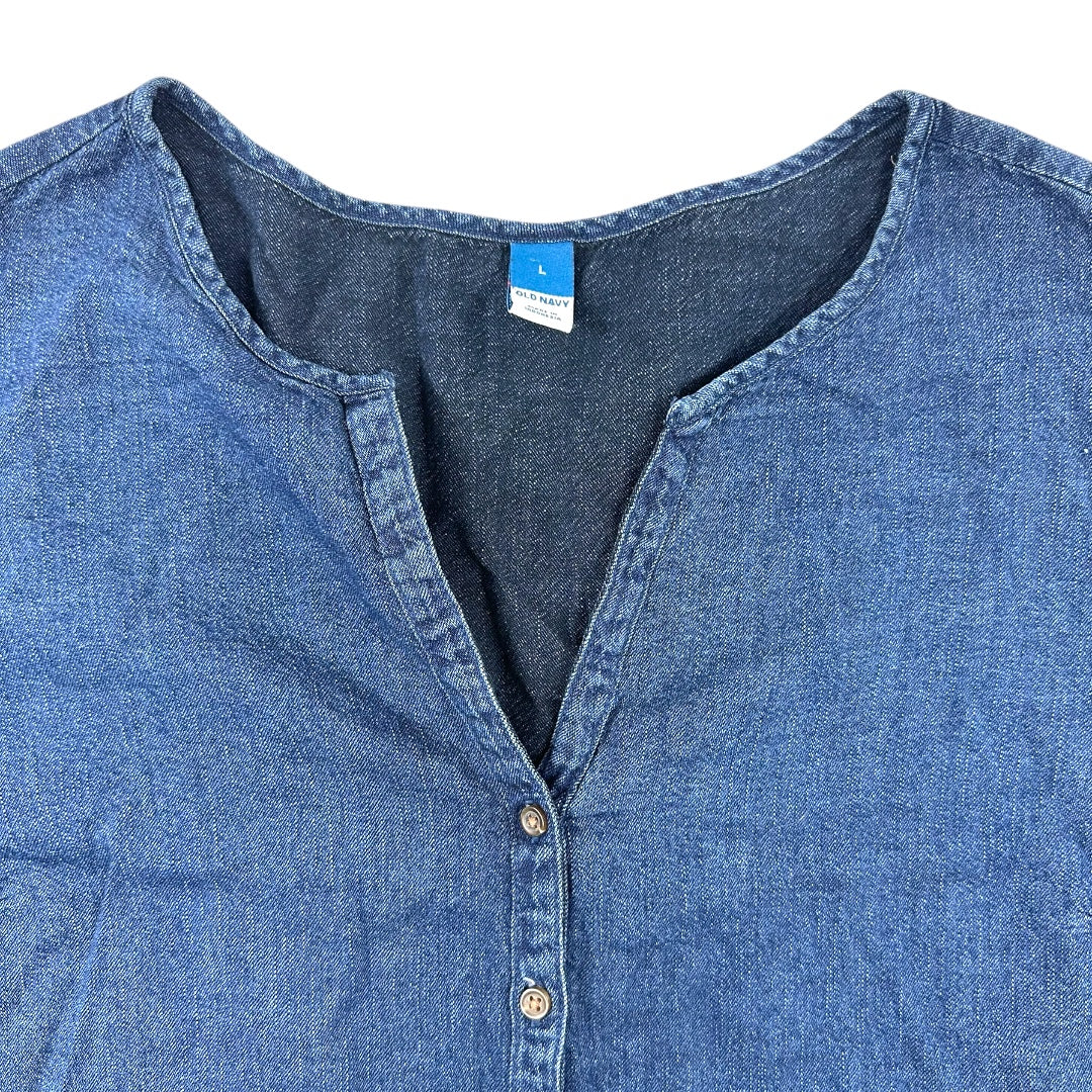 Old Navy Denim Babydoll Dress