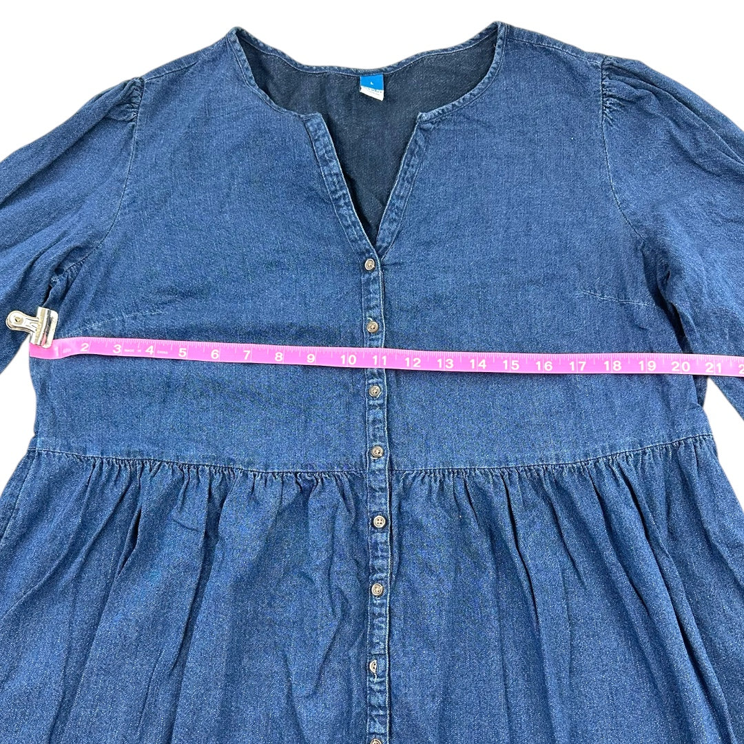 Old Navy Denim Babydoll Dress