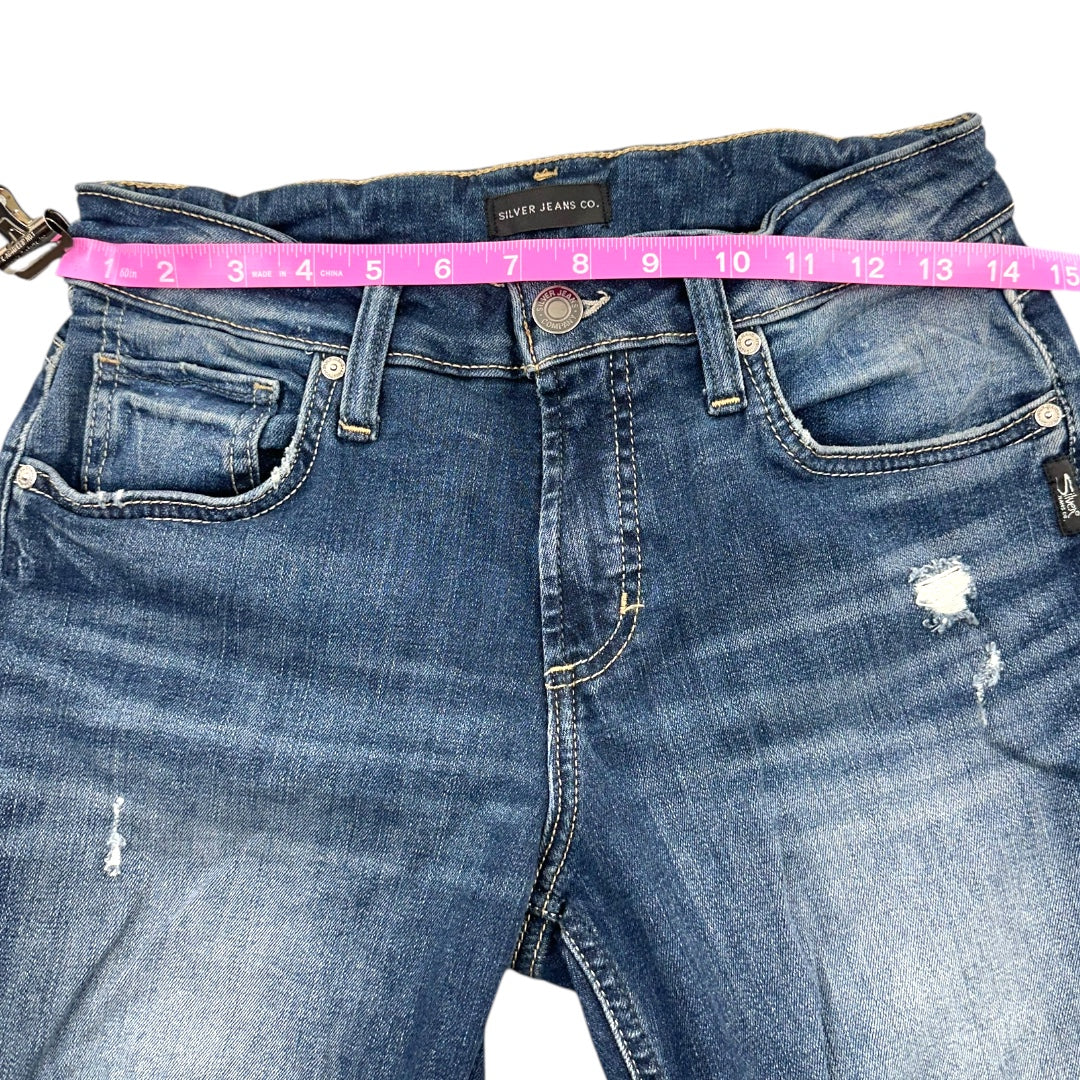 Silver Jeans Co. Boyfriend Mid-Rise Slim Leg Jeans