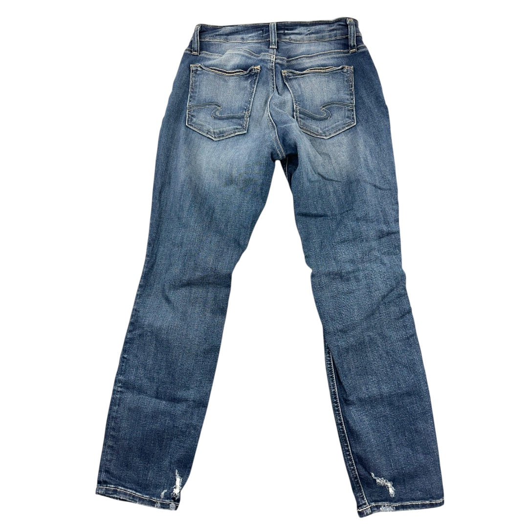 Silver Jeans Co. Boyfriend Mid-Rise Slim Leg Jeans