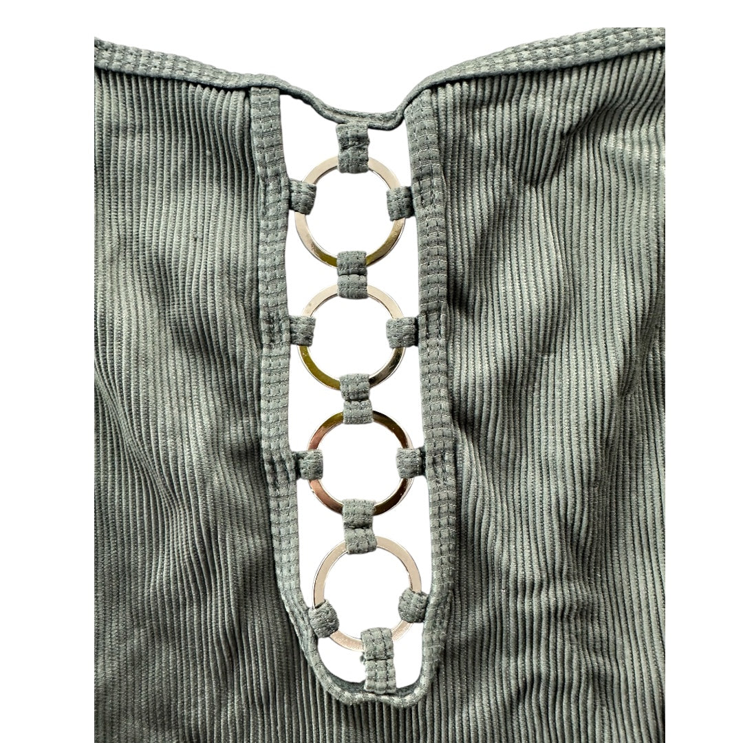 Hot Kiss Ribbed One Piece Swimsuit