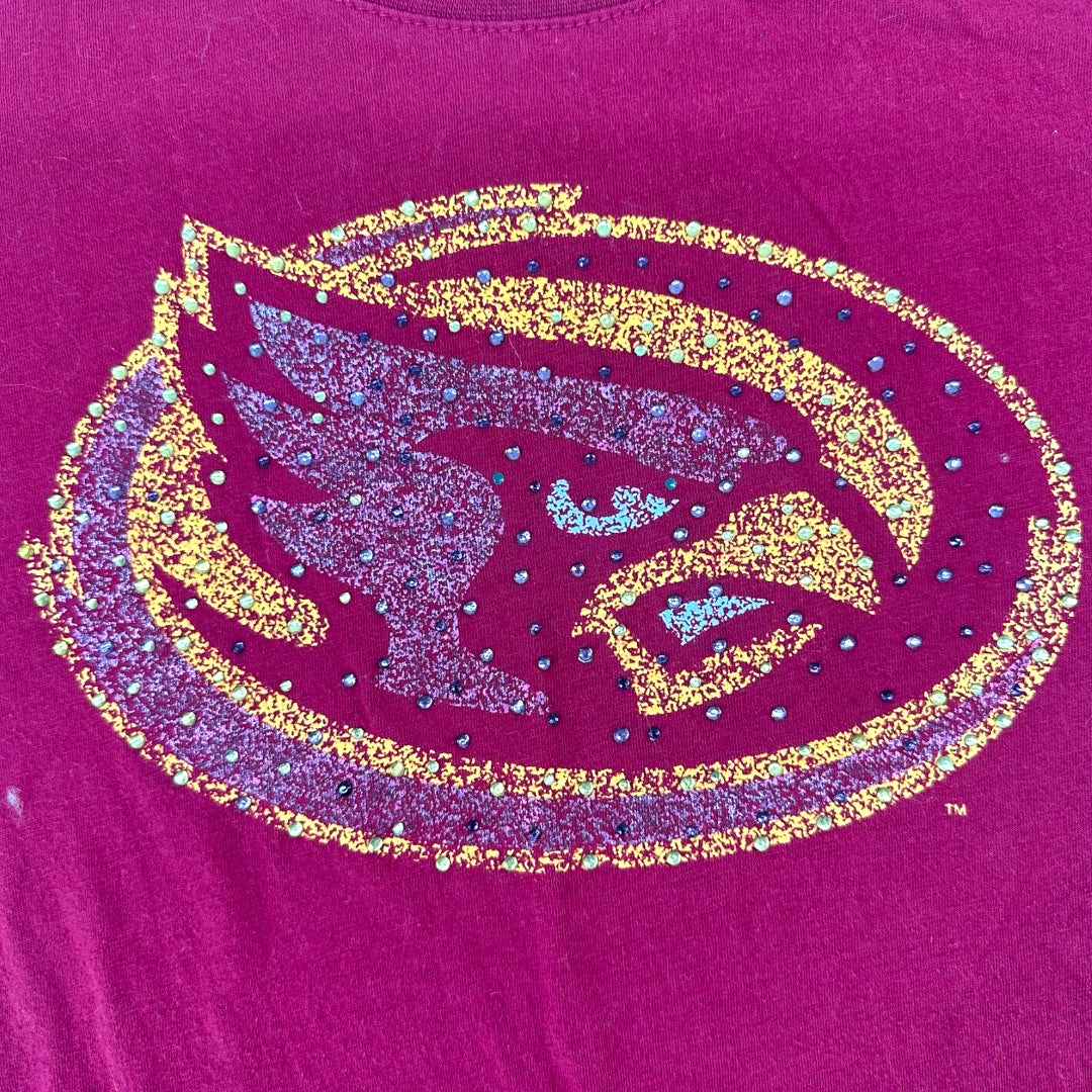 Iowa State Cyclones Sequin Logo Tee