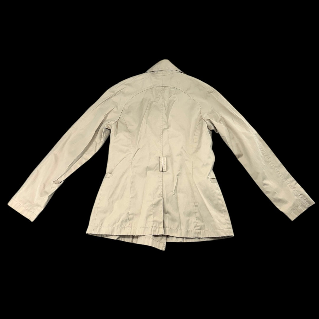 Express Design Studio Double-Breasted Short Trench Coat