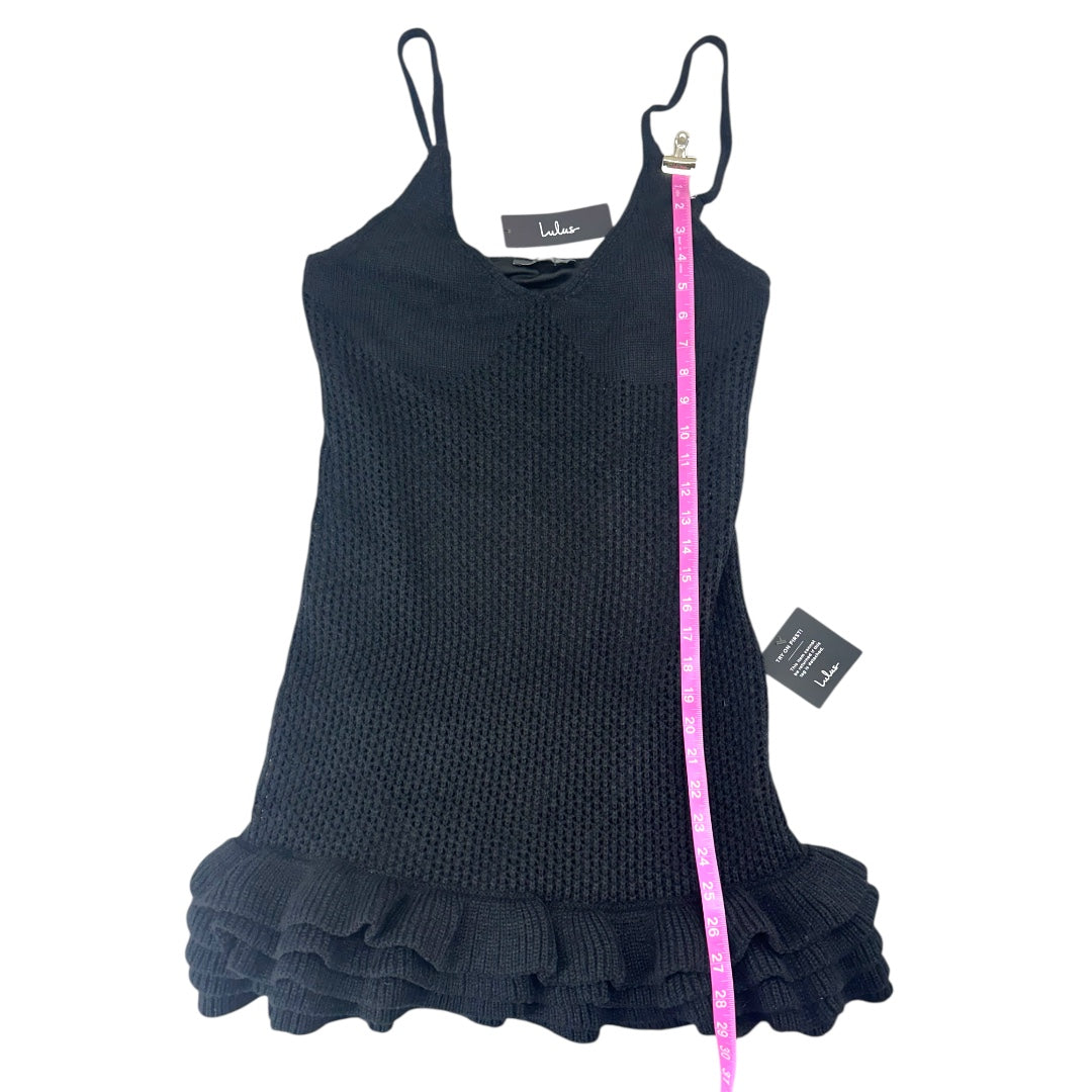 Lulus Crochet Ruffled Mini Dress