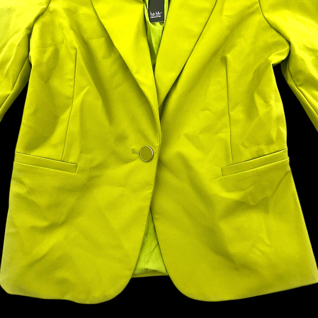 Nicole Miller Isla Stretch Crepe One Button Blazer