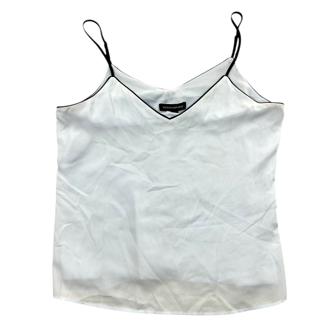 Banana Republic White Camisole with Black Trim