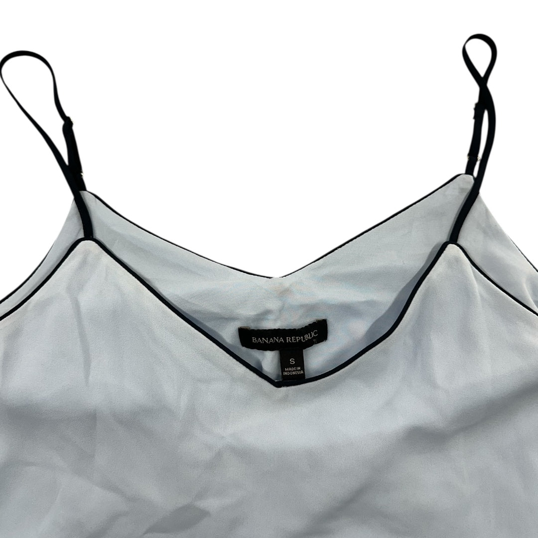 Banana Republic White Camisole with Black Trim