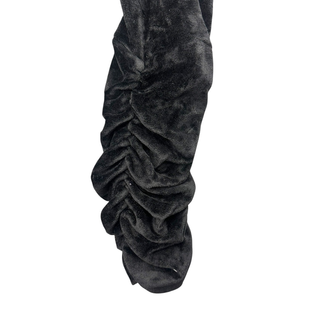 Avani Black Velvet Zip Up Jacket