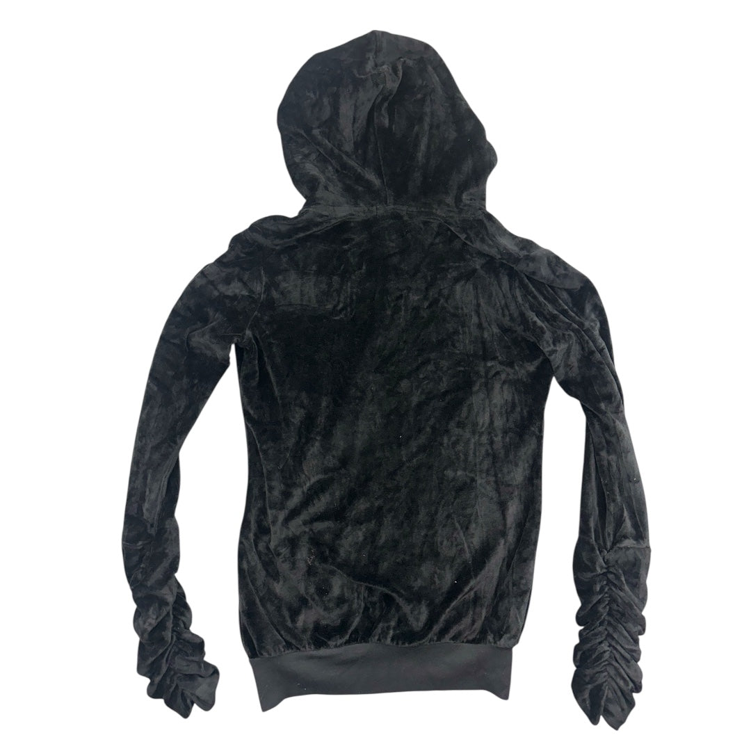 Avani Black Velvet Zip Up Jacket