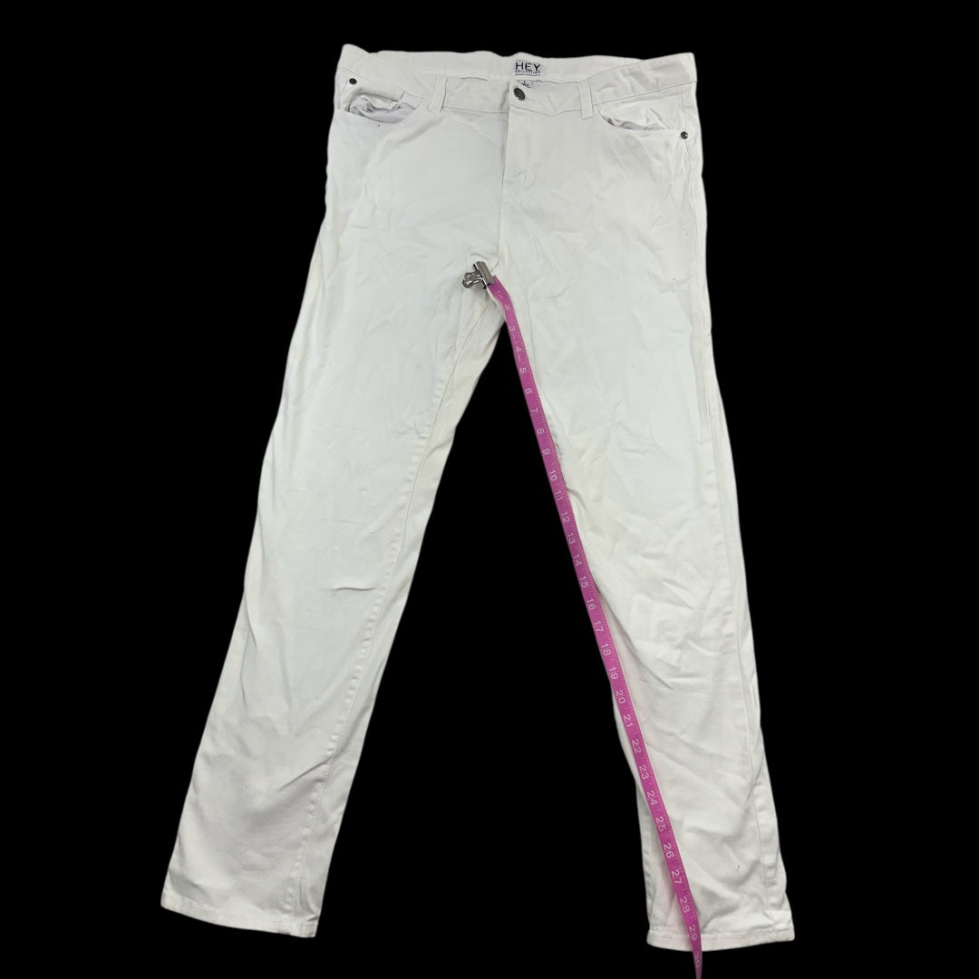 Hey Collection White Jeans
