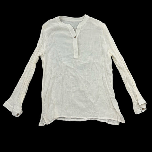 White Linen Blouse