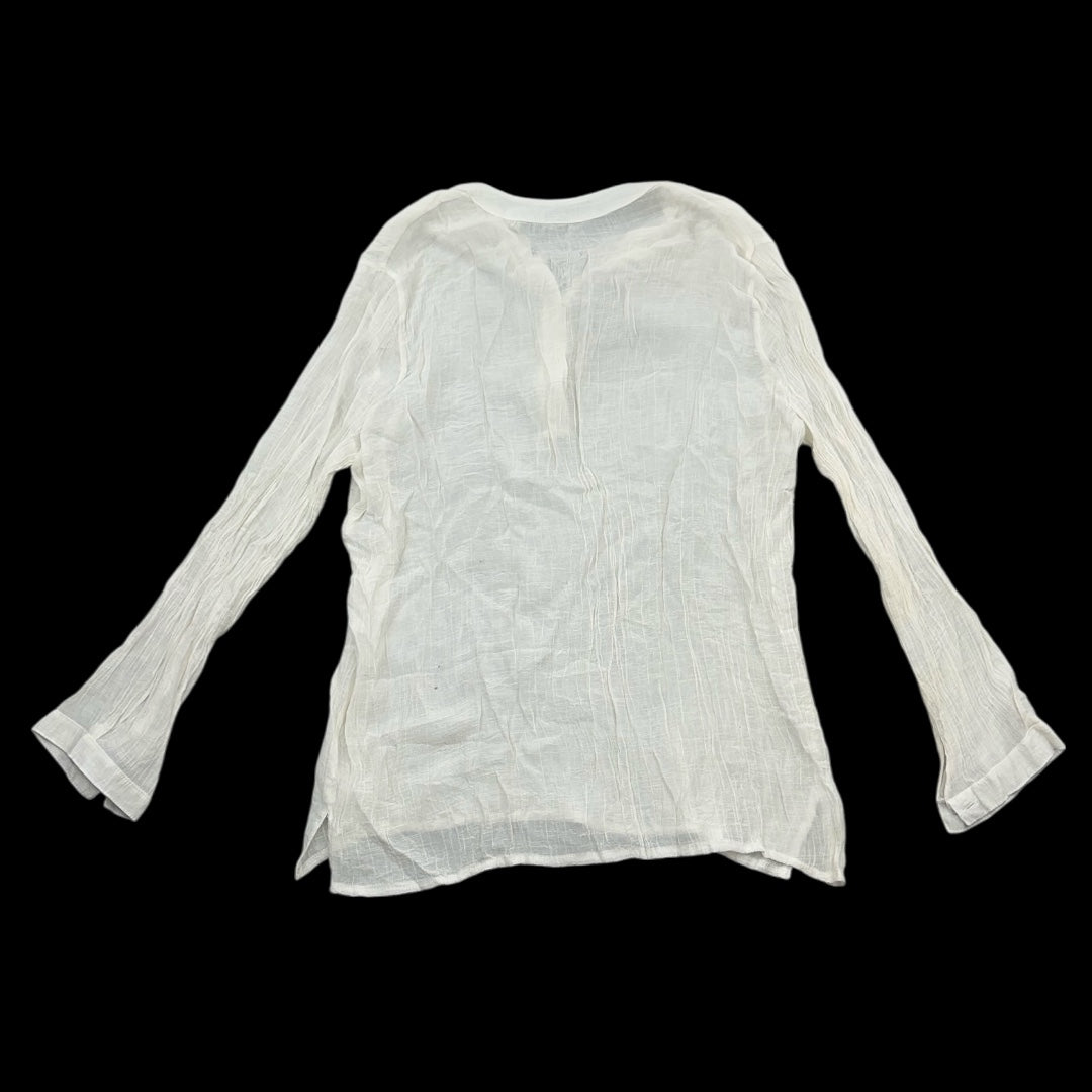 White Linen Blouse
