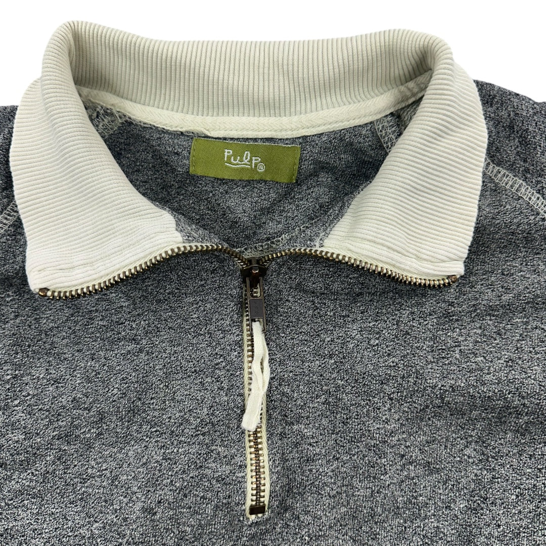 Pulp Grey Quarter Zip Pullover