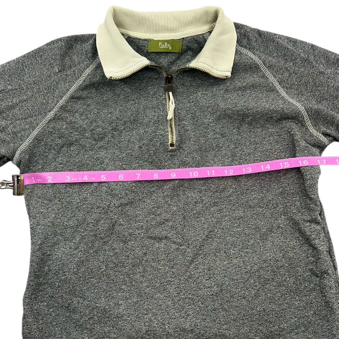 Pulp Grey Quarter Zip Pullover