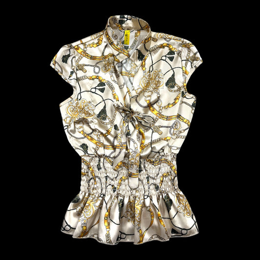Tiara Chain Sleeveless Blouse