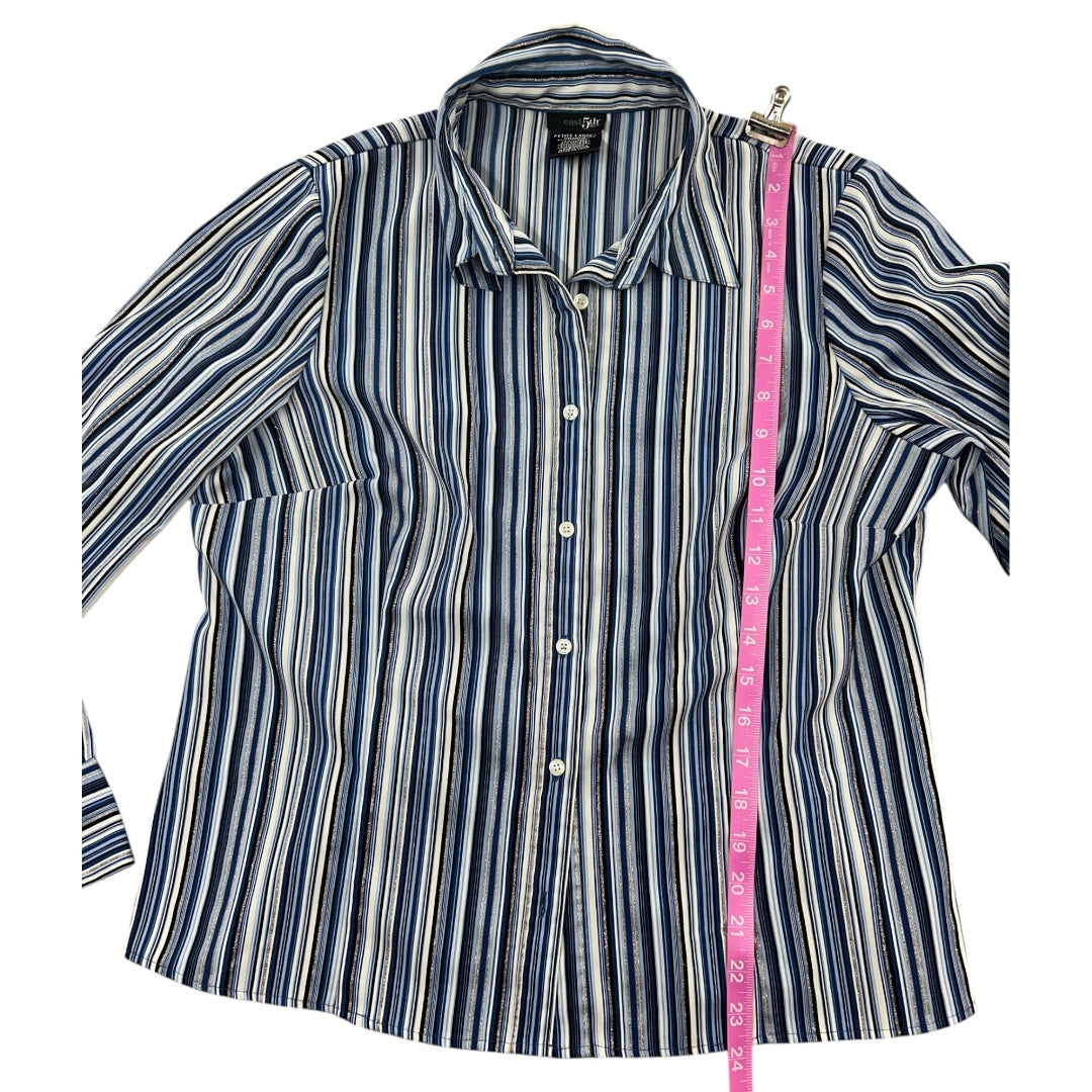 East 5th Women's Striped Button-Down Shirt
