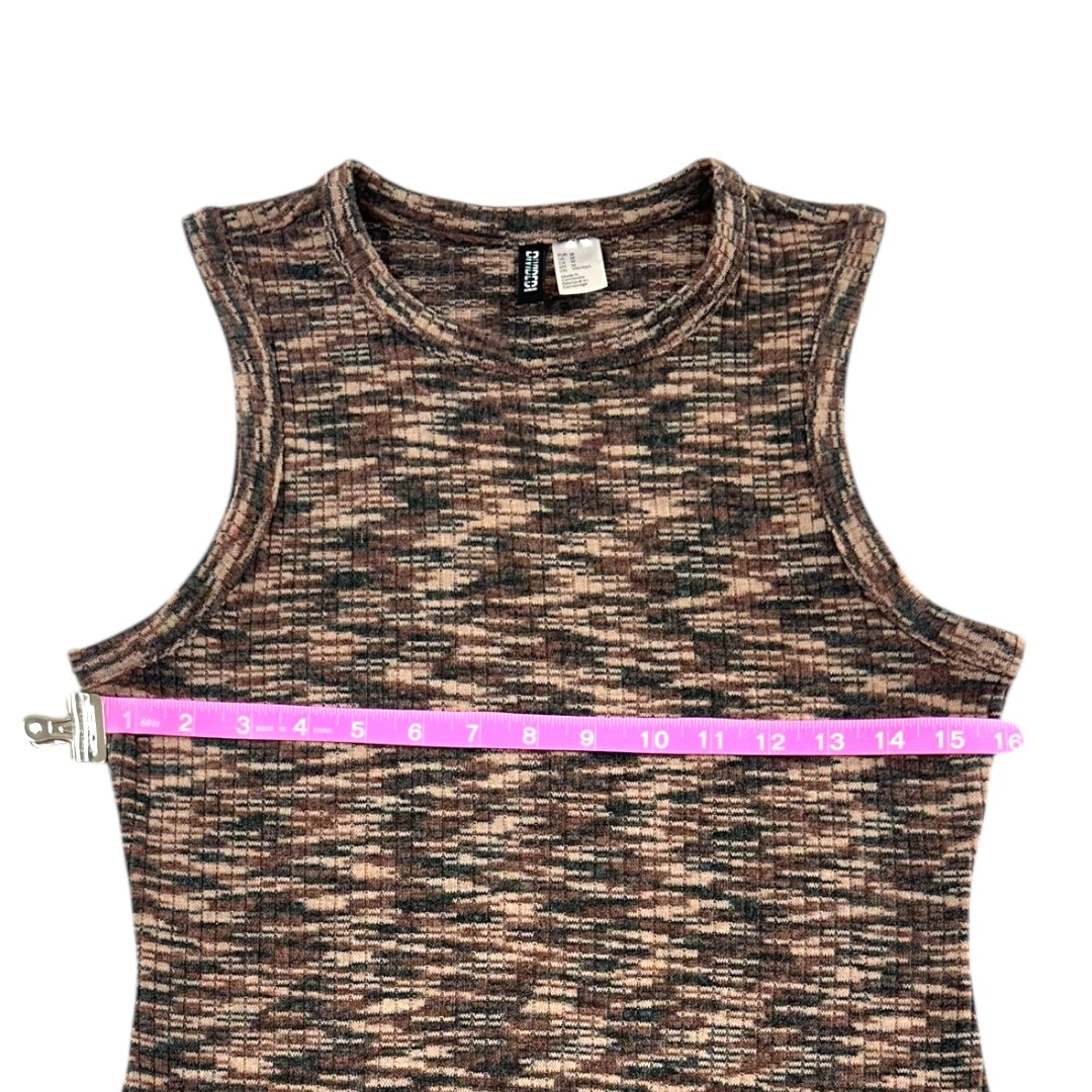Divided Ribbed Knit Bodycon Dress