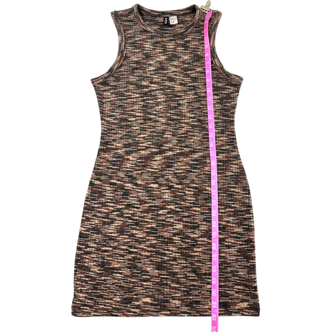 Divided Ribbed Knit Bodycon Dress