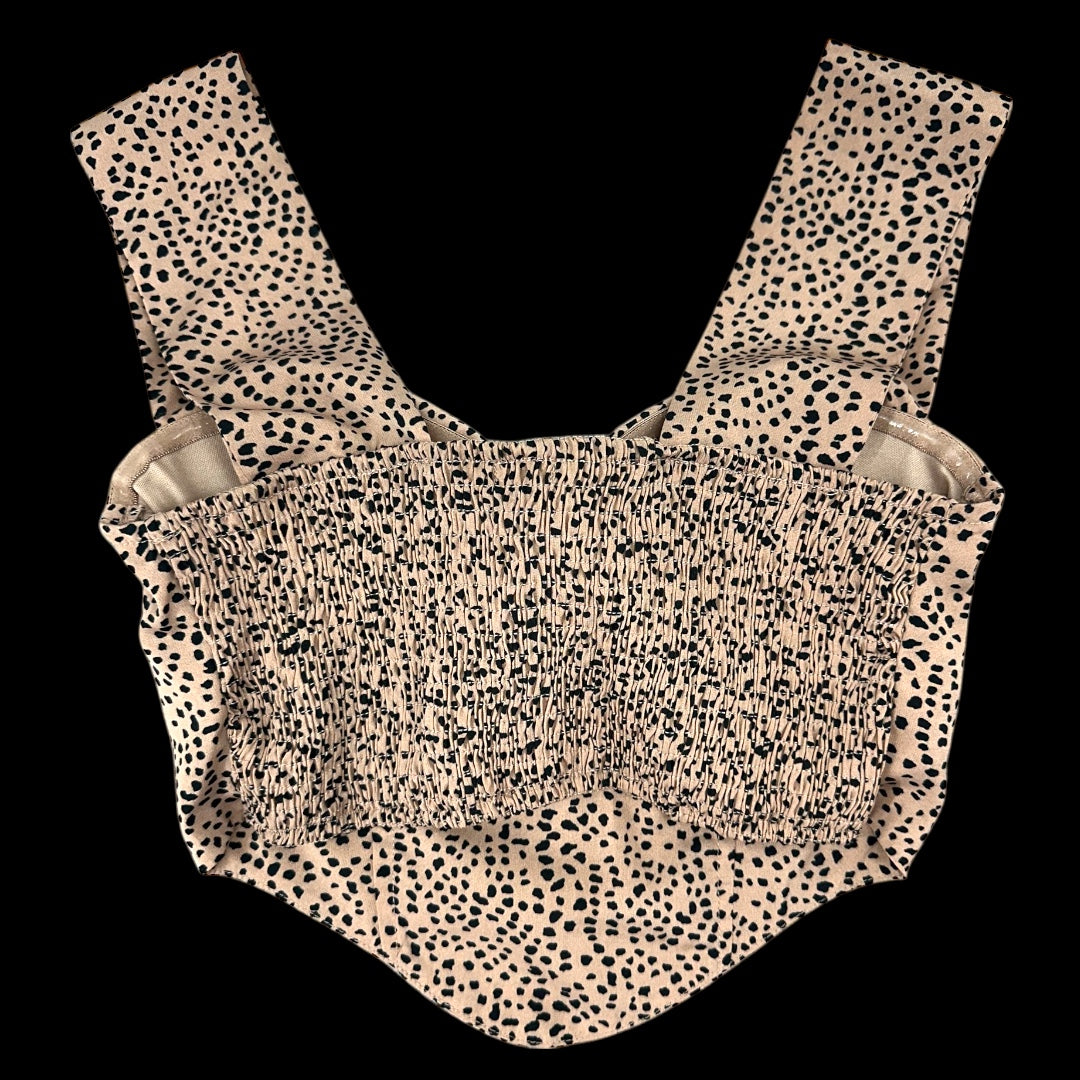 Fashion Nova Leopard Print Cropped Top
