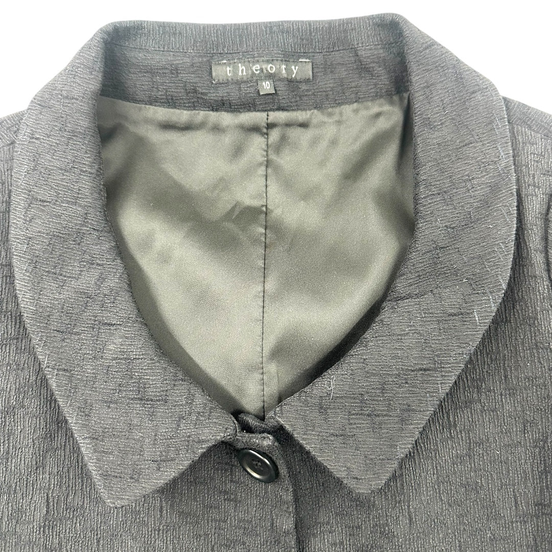 Theory Short Sleeve Black Blazer