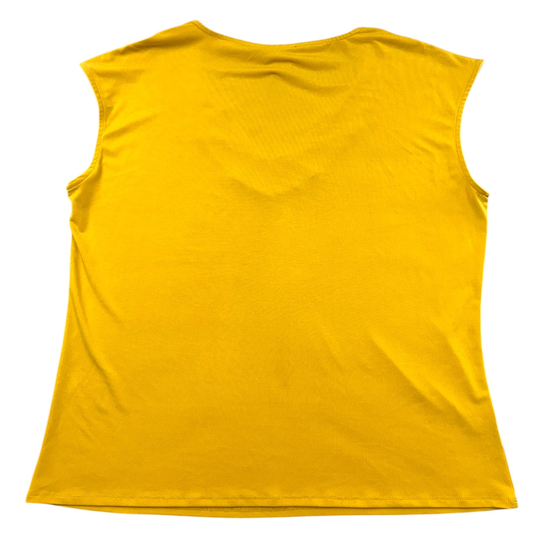 Carmen Marc Valvo Sleeveless Top With Metal Detailing