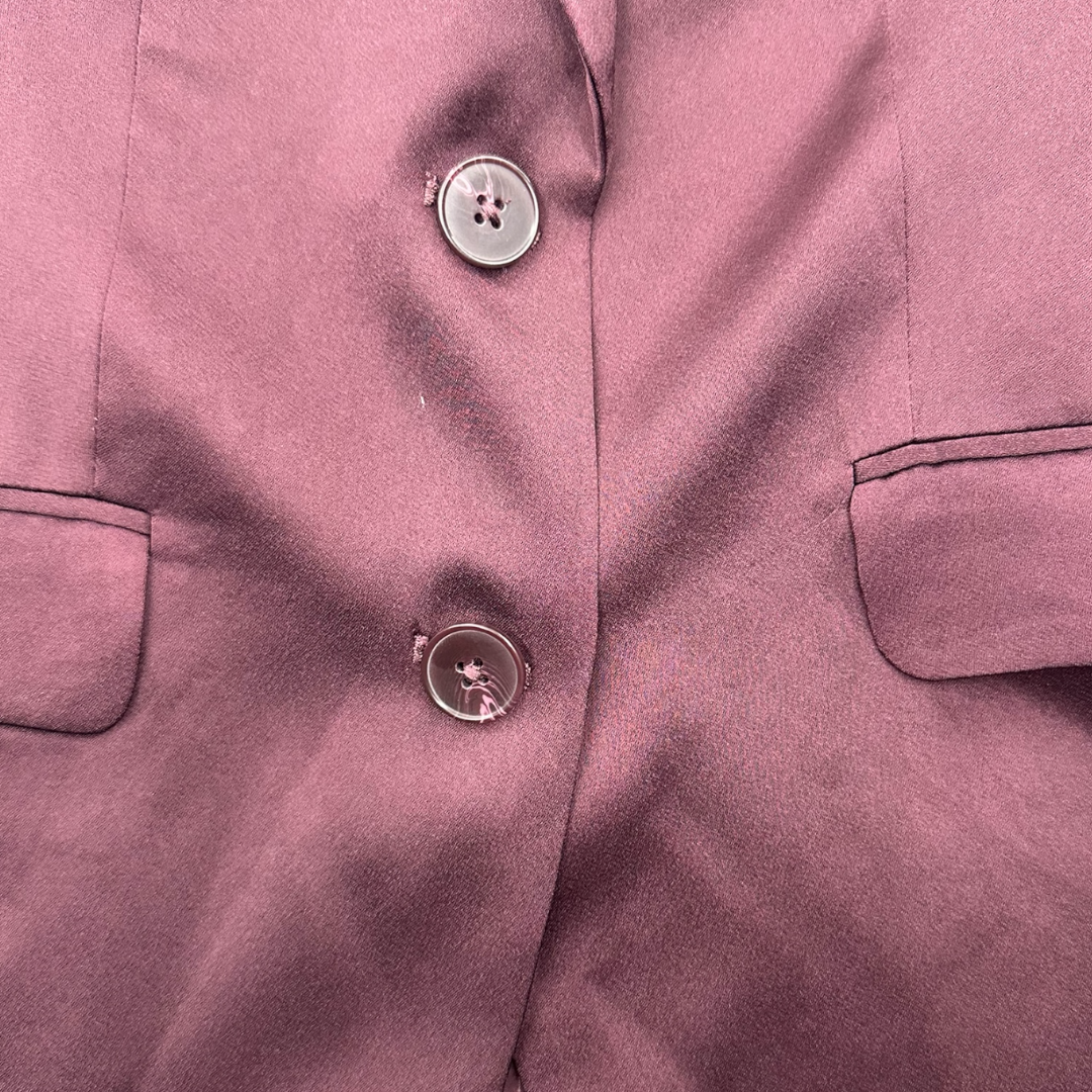 Express Satin Boyfriend Blazer NWT