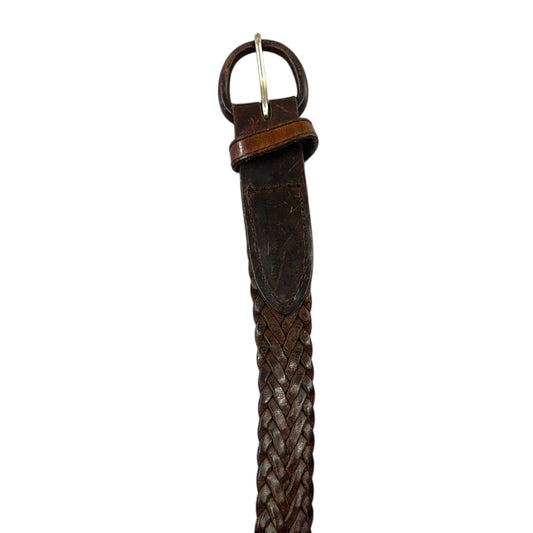 Docker's Woven Leather Belt