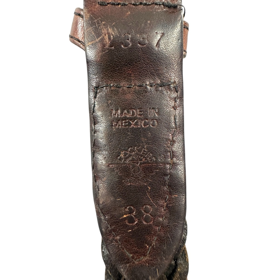 Docker's Woven Leather Belt