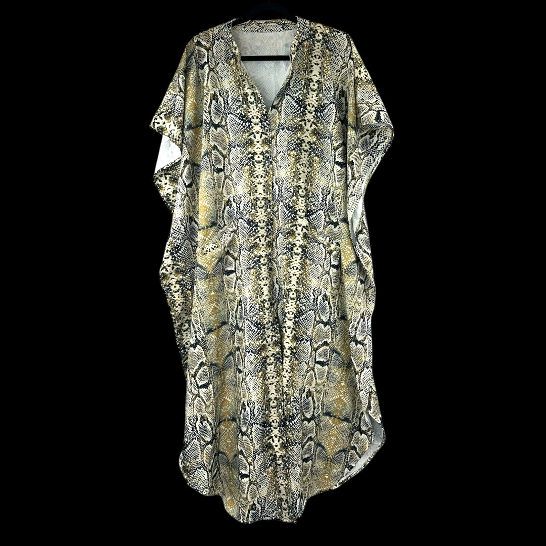 Long Snake Print Kaftan