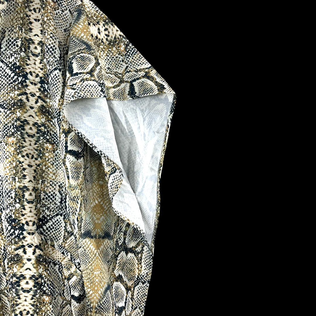 Long Snake Print Kaftan