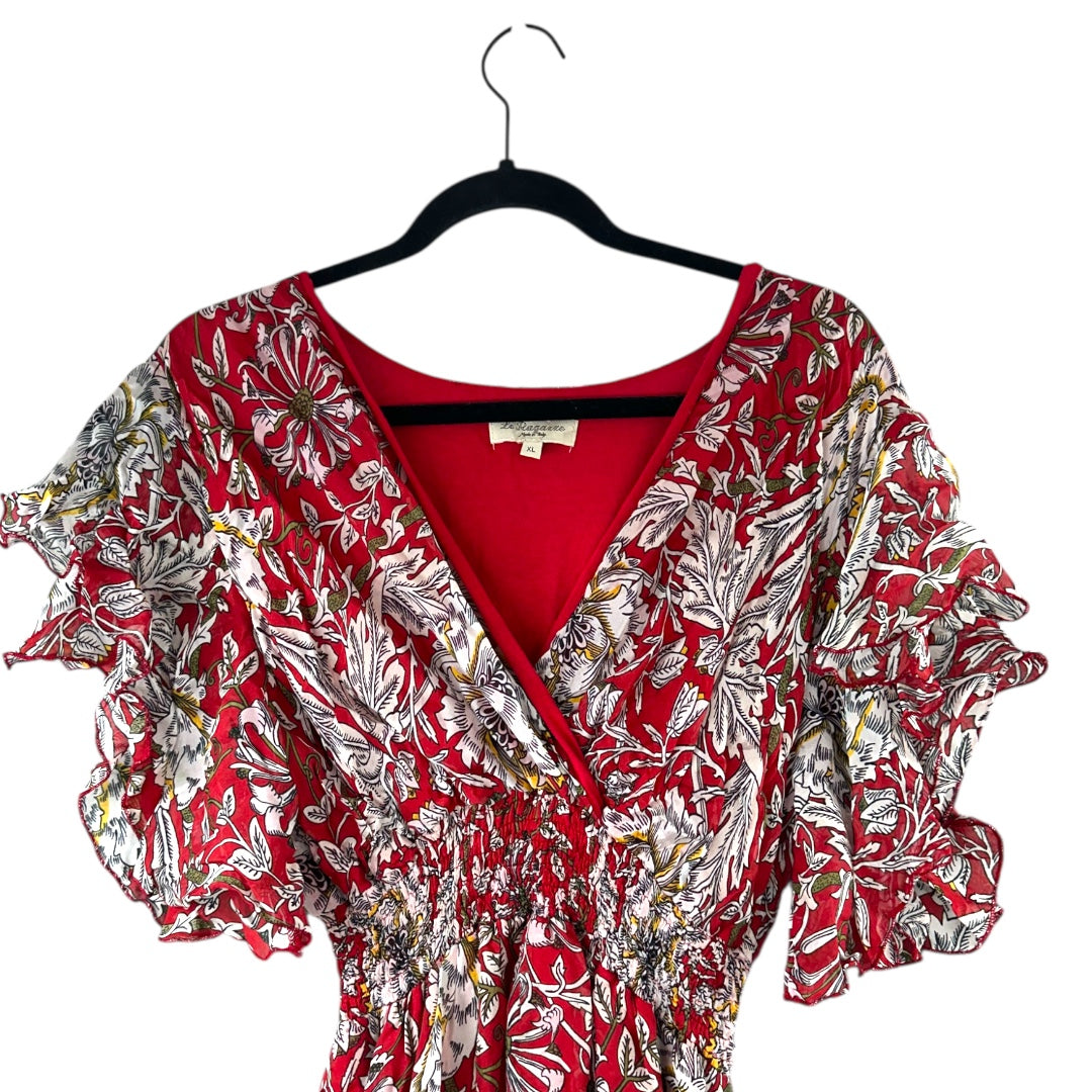 Le Ragazze Floral Maxi Dress