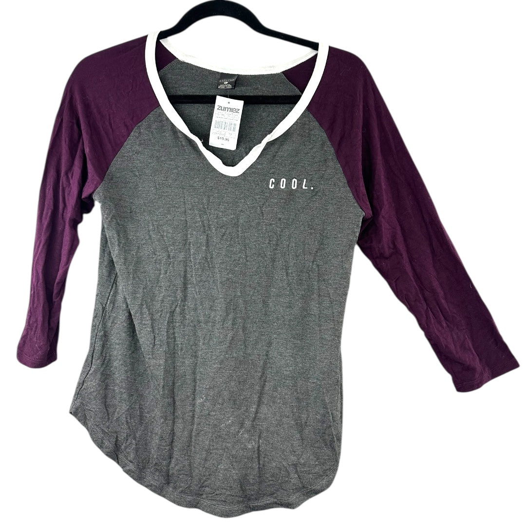 Empyre by Zumiez Raglan T Shirt Embroidered "Cool" NWT