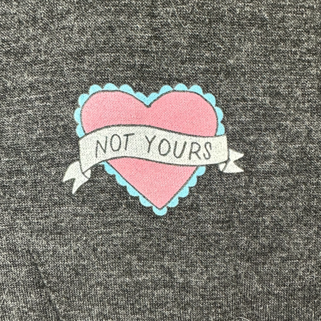 Empyre Ringer T-Shirt with Heart and Arrow Graphic
