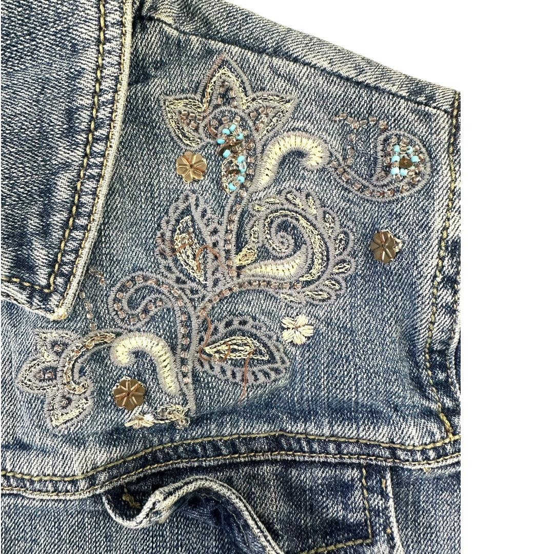 Willi Smith Embroidered Denim Jacket