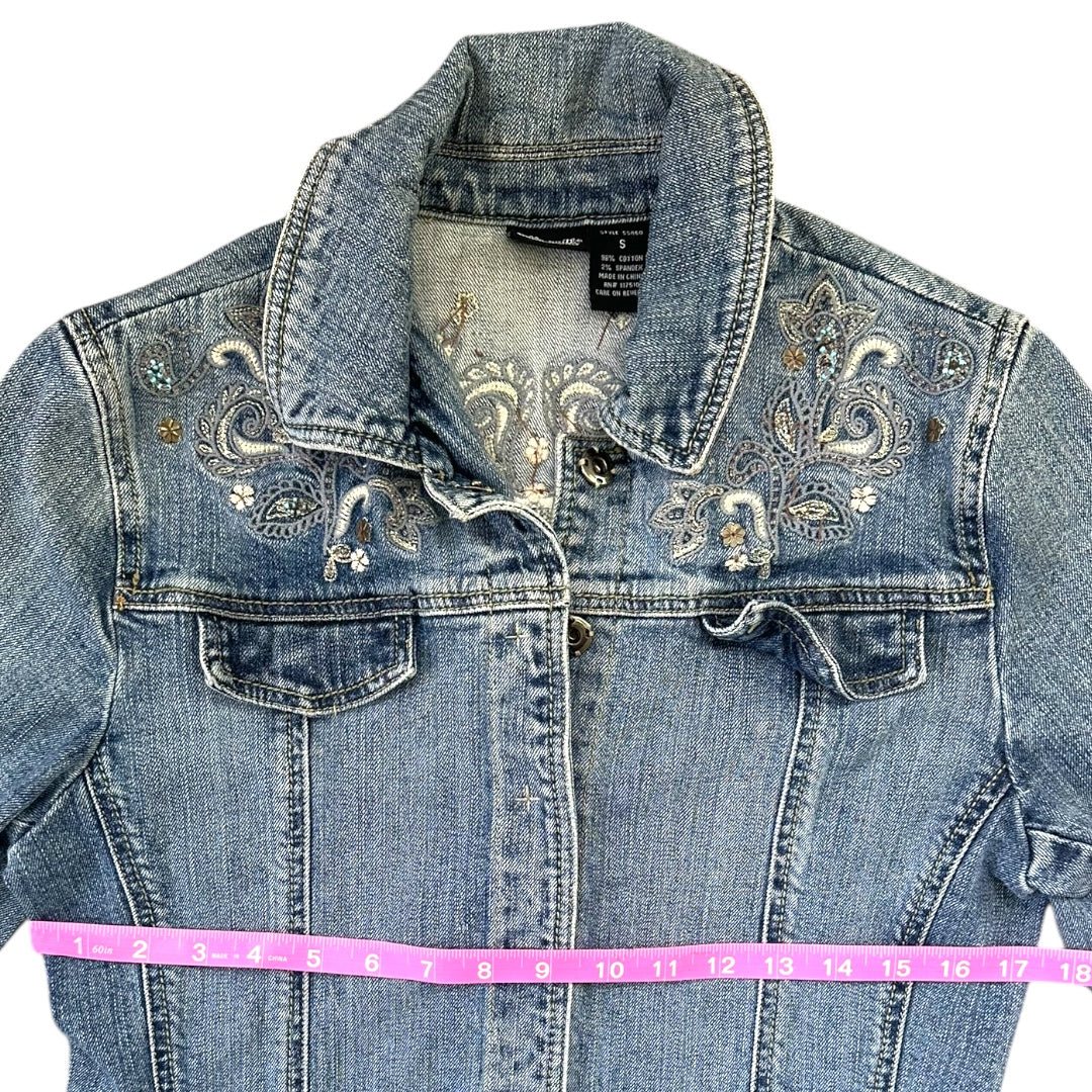 Willi Smith Embroidered Denim Jacket