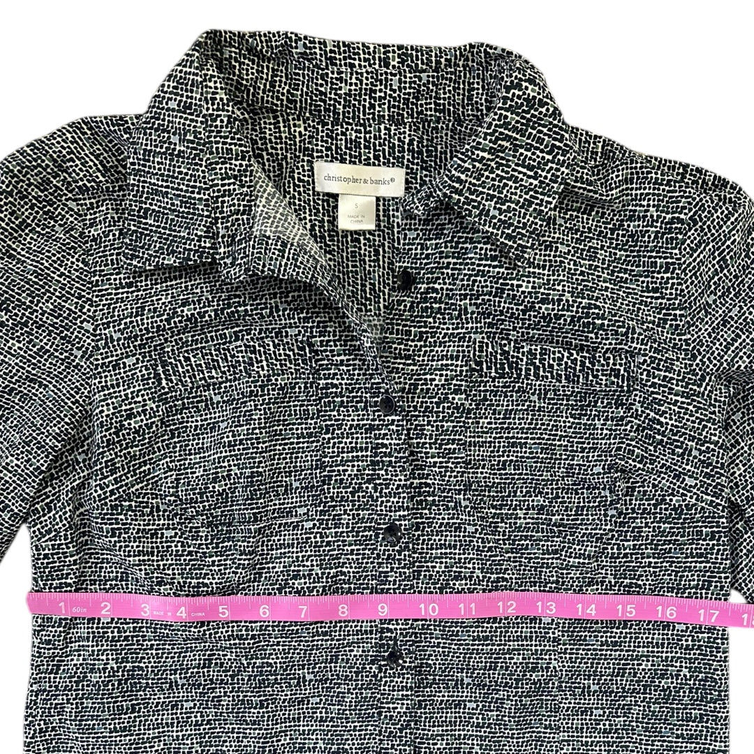 Christopher & Banks Long Sleeve Button Down Shirt