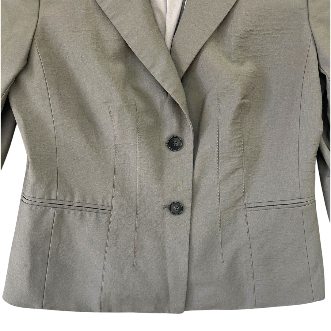 Ann Taylor Gray Blazer Jacket