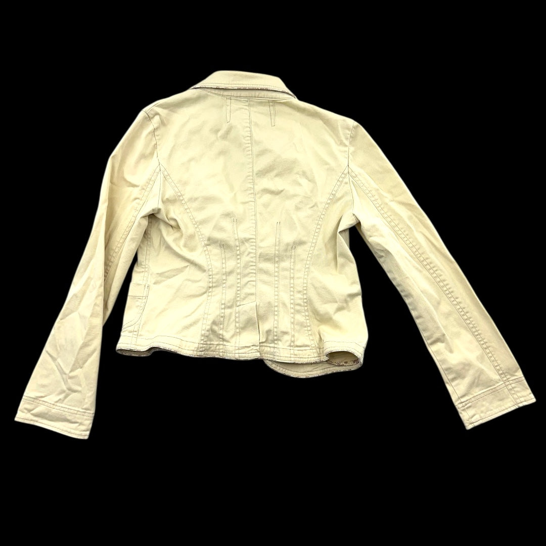 Zinc Soft Buttery Yellow Utility Blazer
