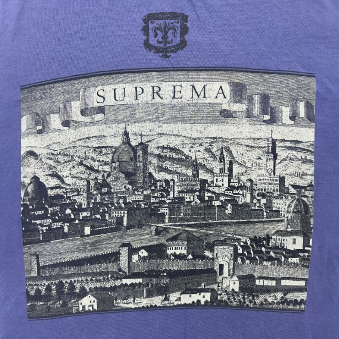 Supreme Fiorenza Tee In Light Purple From The Spring/Summer 2018